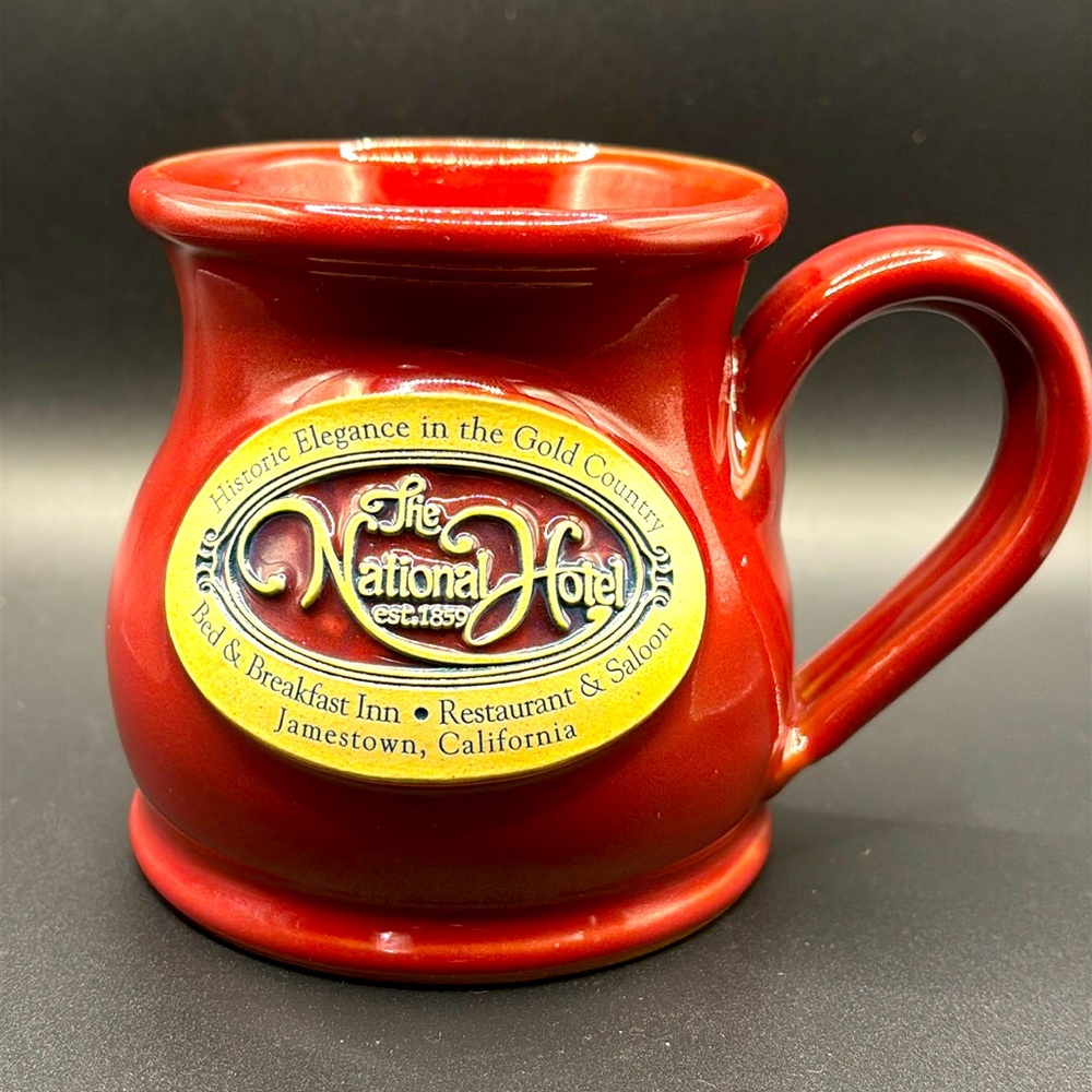 Masterful Deep Maroon Ceramic Mug